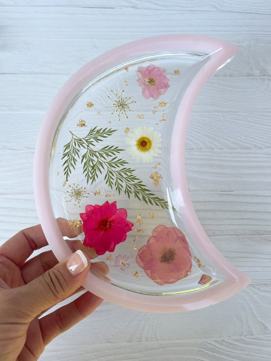 Moon Resin Jewelry Tray