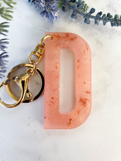 Wildflower Key Chain Letter