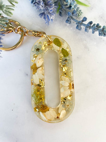 Wildflower Key Chain Letter