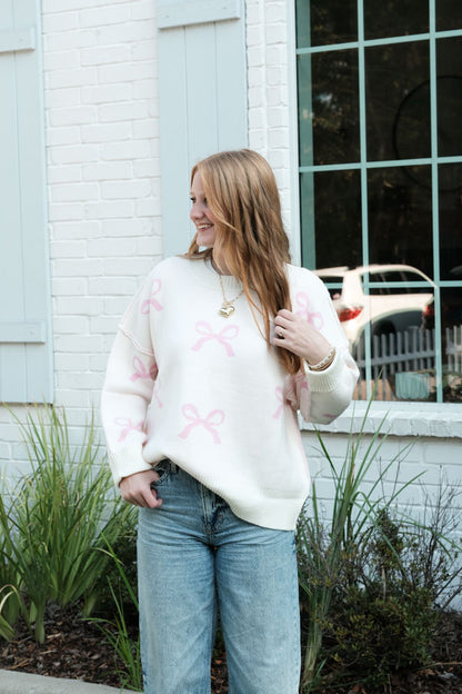 In My Pink Bow Era Sweater