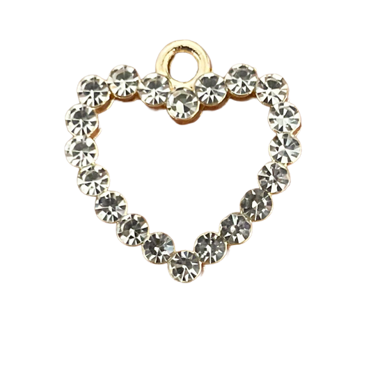 Sparkle Heart Charm