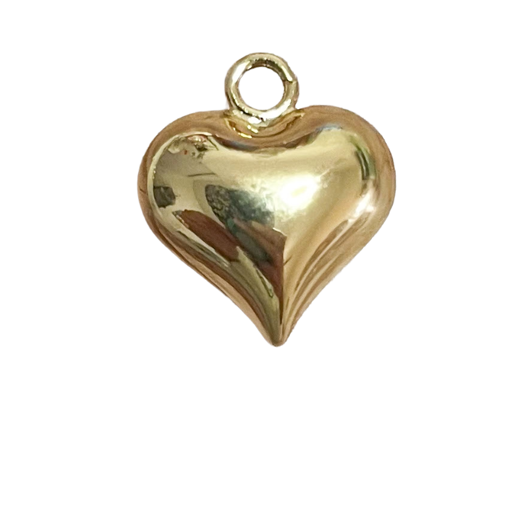 Gold Plated Heart Charm