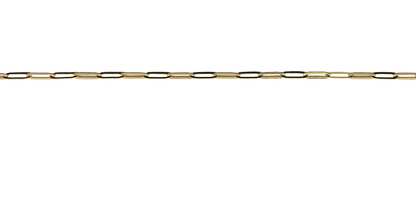 Charm Bar - Dainty Gold Paperclip Chain