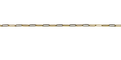 Necklace - Dainty Gold Plated Stainless Steel Paperclip