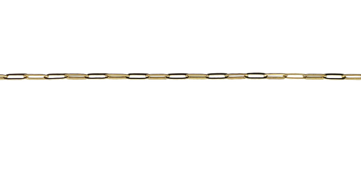 Charm Bar - Dainty Gold Paperclip Chain