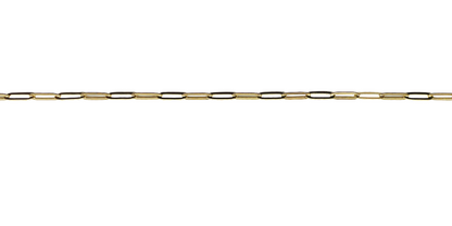 Charm Bar - Dainty Gold Paperclip Chain