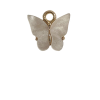 White Shimmering Butterfly