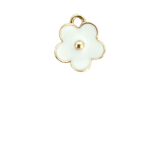 Cute White Flower Charm