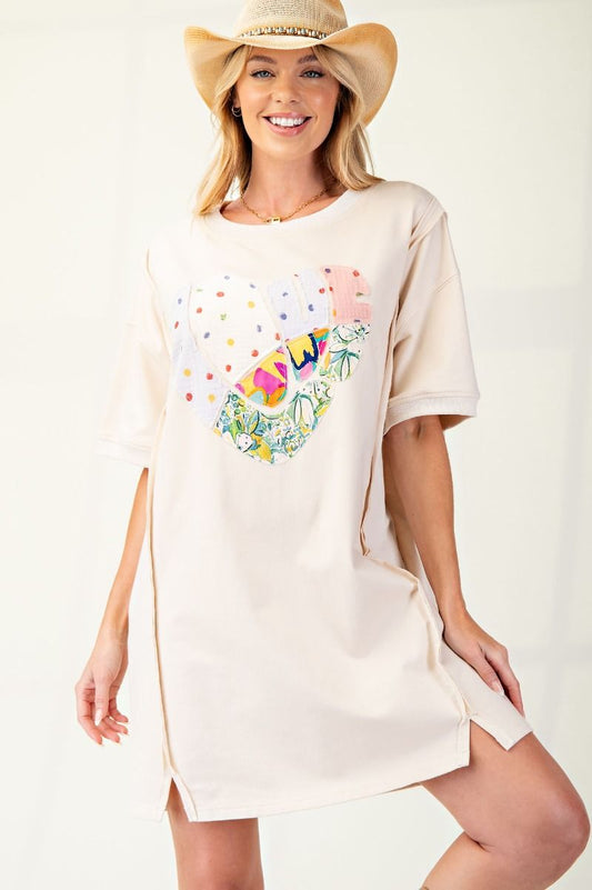 Patchwork Heart Daydress - 100% Cotton