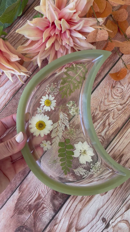 Moon Resin Jewelry Tray