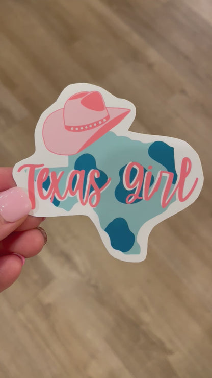 Texas Girl Sticker